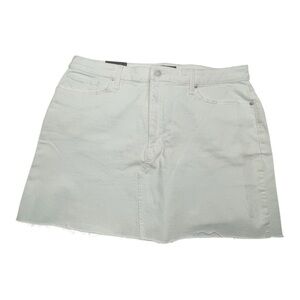 Banana Republic Jean Skirt White Denim size 18 NWT
